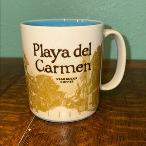 Starbucks Playa del Carmen Mug - White and Gold